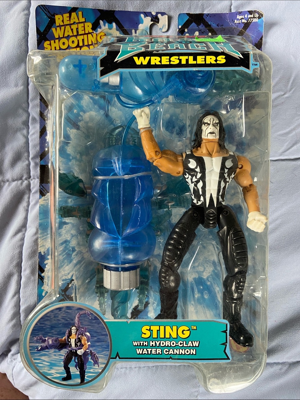 🏷️ Vintage Sting Bash At The Beach Year 2000 Collectible Figure In Unopened Box